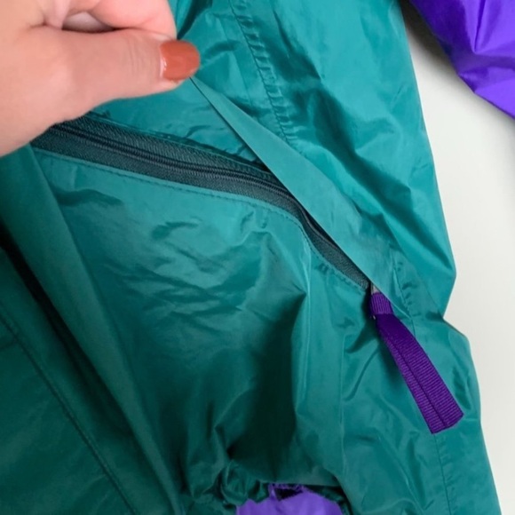 Vintage Banff Goretex green and purple running jacket sz M - Picture 6 of 13